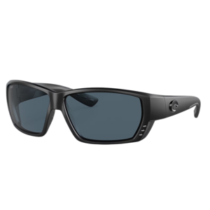 Costa Tuna Alley Polarized Sunglasses in Blackout with Sunrise Silver Mirror 580P